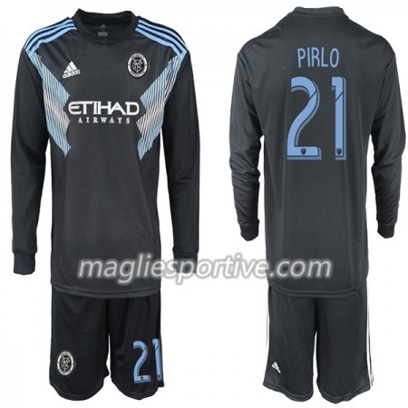 Completo Calcio New York City PIRLO 21 Bambino Divisa Trasferta 2018/2019 ML